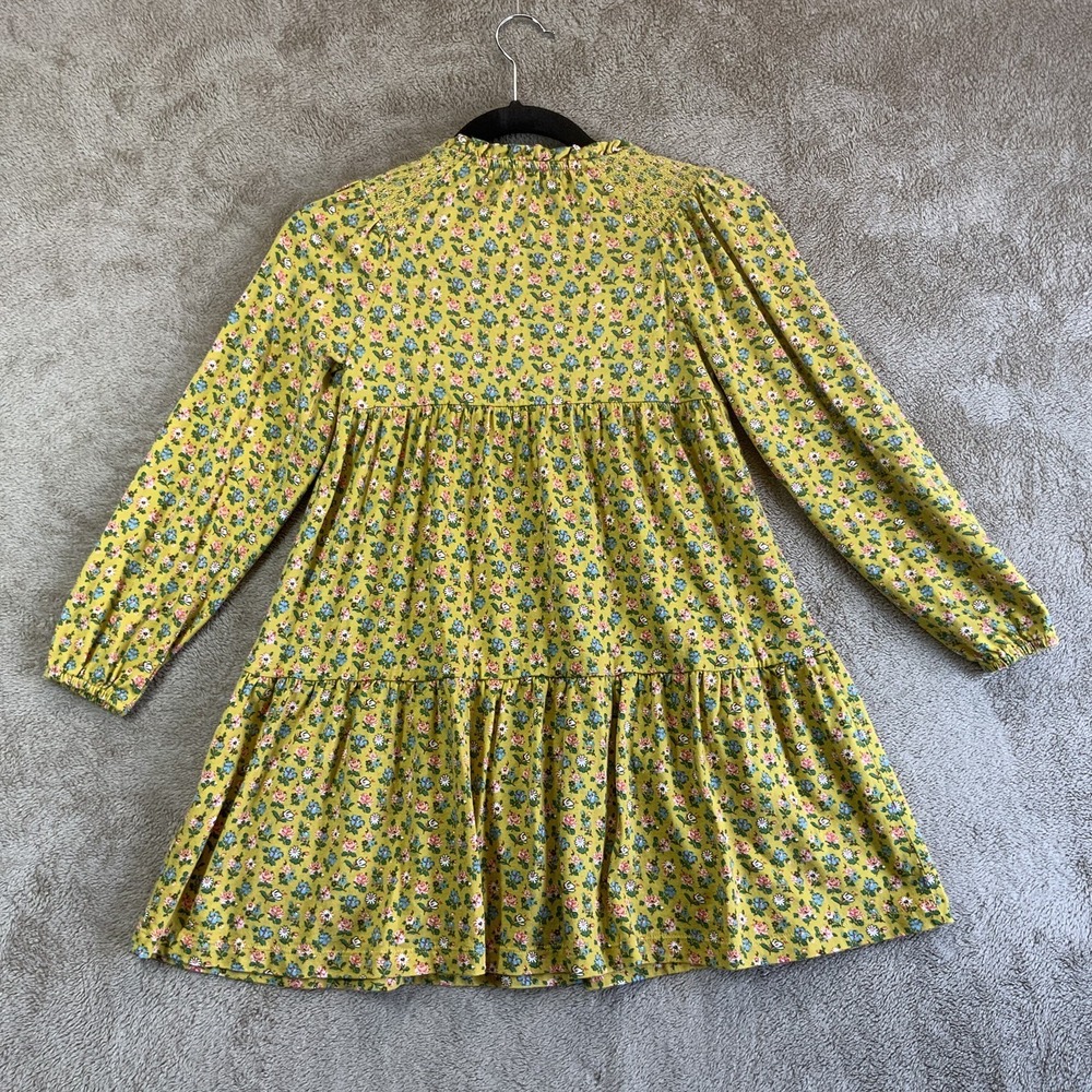 Mini Boden Long Sleeve Tiered Floral Dress 8-9 Autumn Fall Prairie EUC - Picture 7 of 8